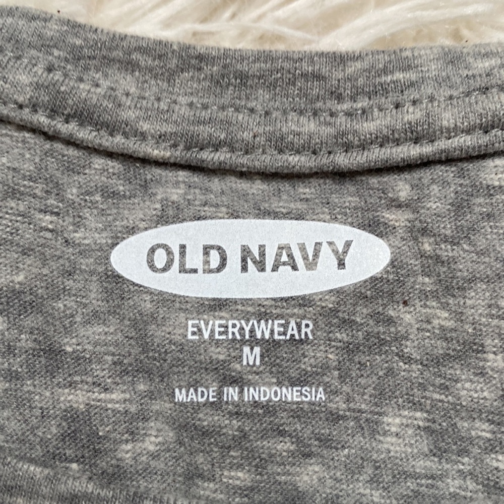 🎉2X HP🎉 Old Navy Patriotic Graphic Tank 💗 Gray Red White & Blue - Picture 12 of 13
